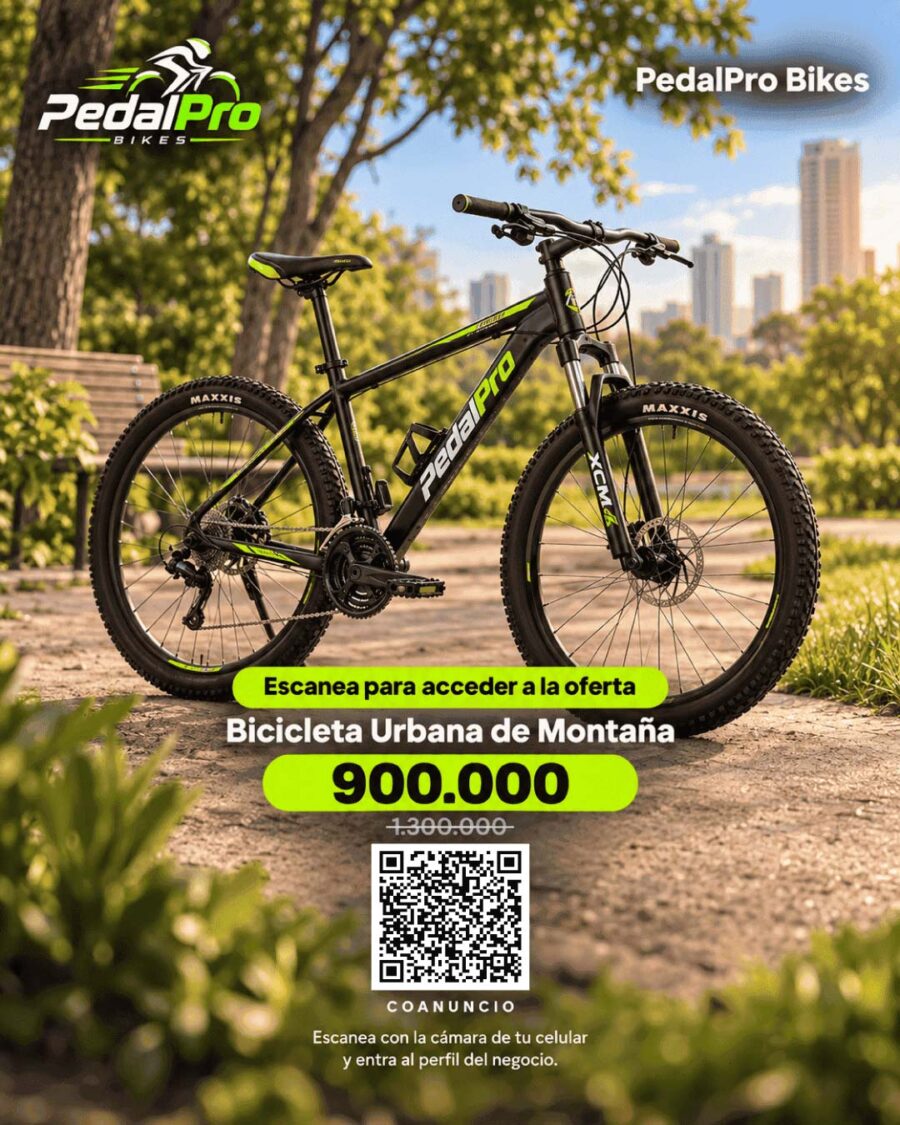 Bicicleta urbana de montaña