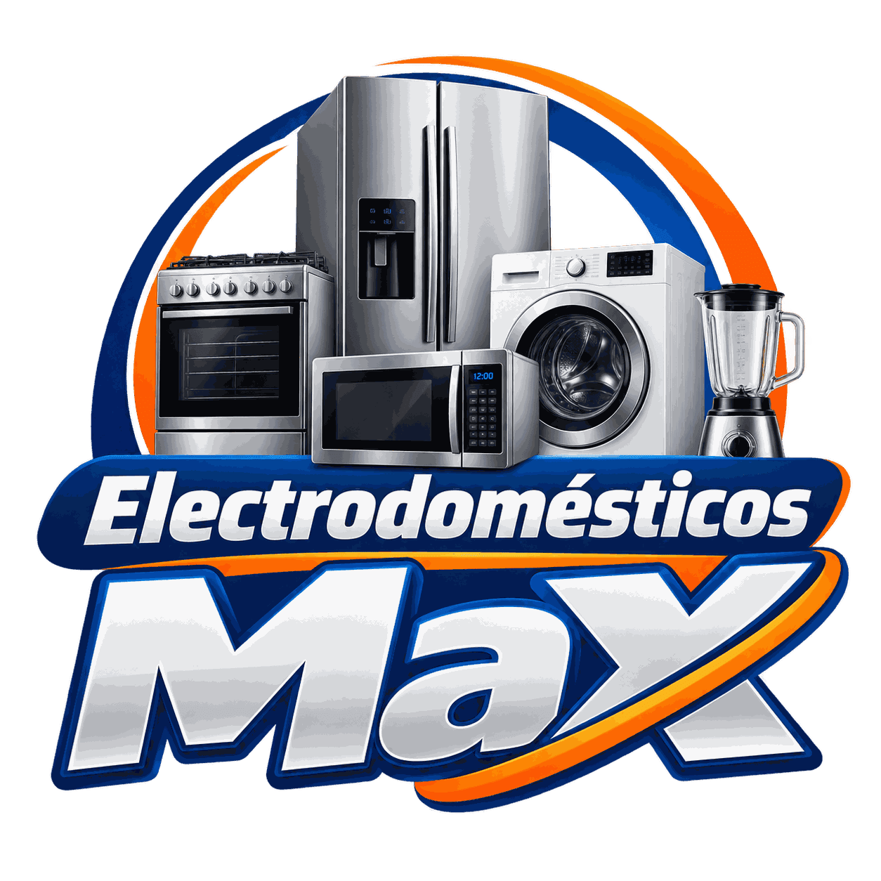 Logotipo de Electrodomésticos Max