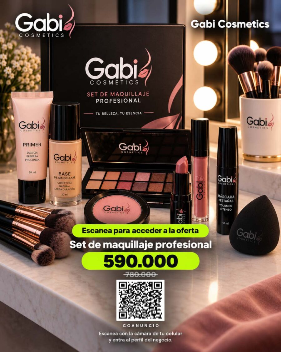 Set de maquillaje profesional