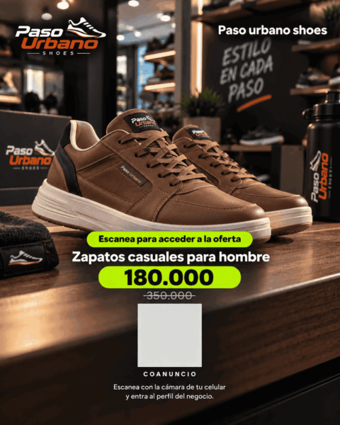 Zapatos casuales para hombre